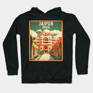 Jaipur India Vintage Tourism Travel Hoodie